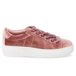 steve madden pink platform sneakers